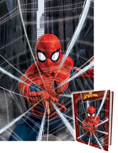 3D Spider Man Puzzle in Tin Book - 300 pc