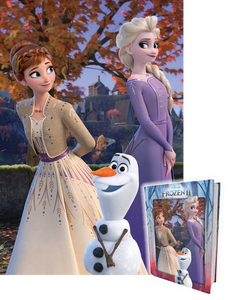 3D Frozen II Puzzle in Tin Book - 300 pc