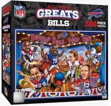 Load image into Gallery viewer, All-Time Greats Bills Puzzle - 500 pc