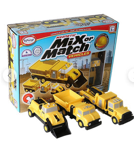 Magnetic Mix or Match Vehicles - Construction Set