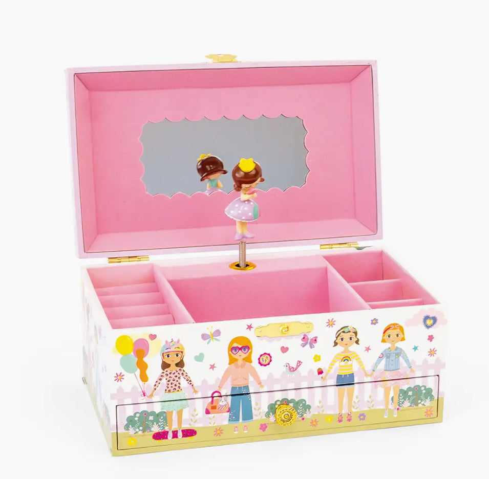 Best Friends Musical Jewelry Box