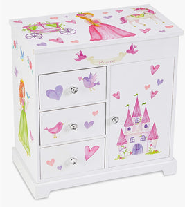 Musical Jewelry Box - Princess and Unicorn