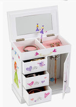 Load image into Gallery viewer, Musical Jewelry Box - Princess and Unicorn