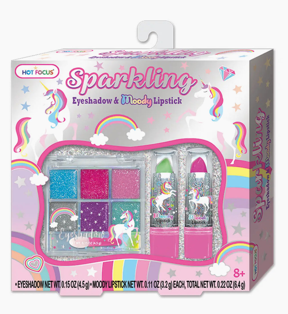 Sparkling Eyeshadow & Moody Lipstick