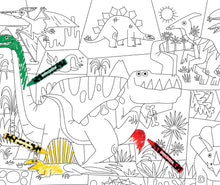 Load image into Gallery viewer, Coloring Poster includes 8 crayons