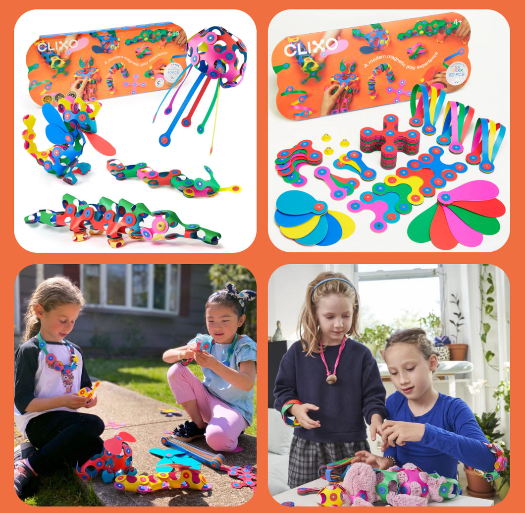 Clixo - Super Rainbow Pack - 60 Pieces