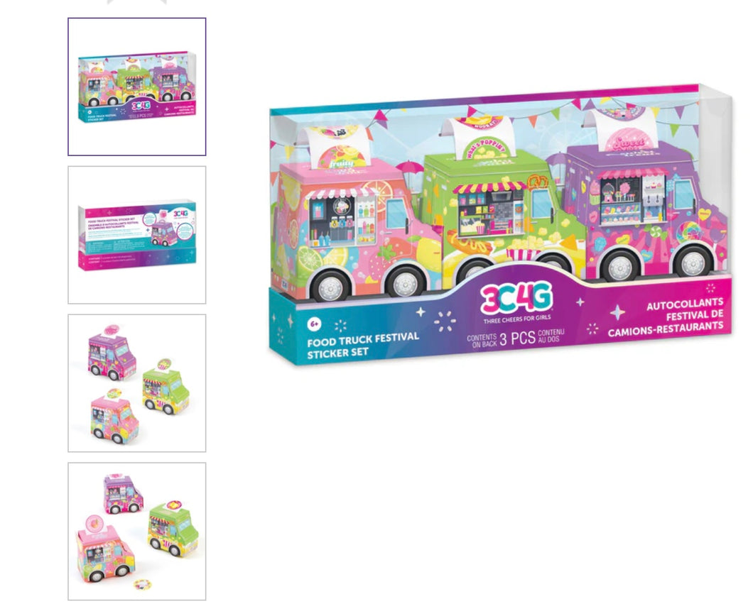 FOOD TRUCK FESTIVAL STICKER SET