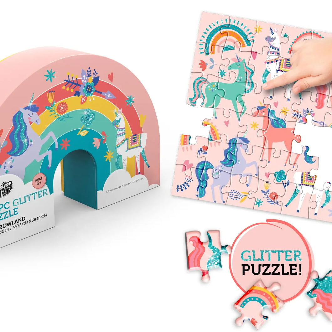 Rainbowland  48 piece Glitter Puzzle