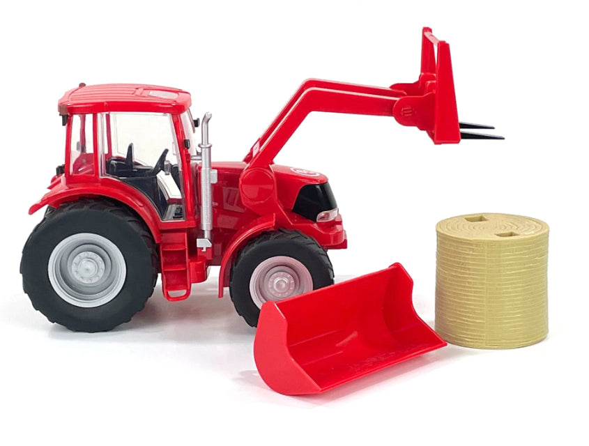 Farm Tractor & Implements - Red 1:20 Scale