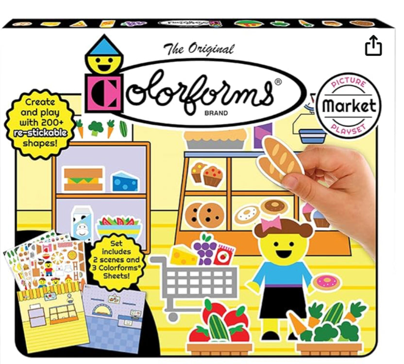 Colorforms - reusable stickers and scenes
