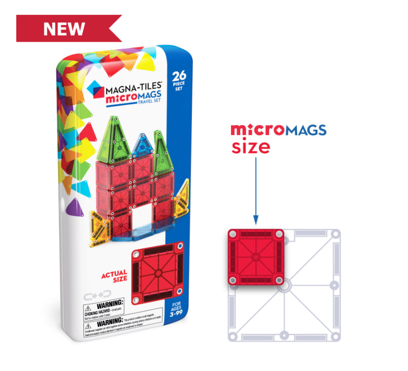 Magna-Tiles Micro Mags Travel Set