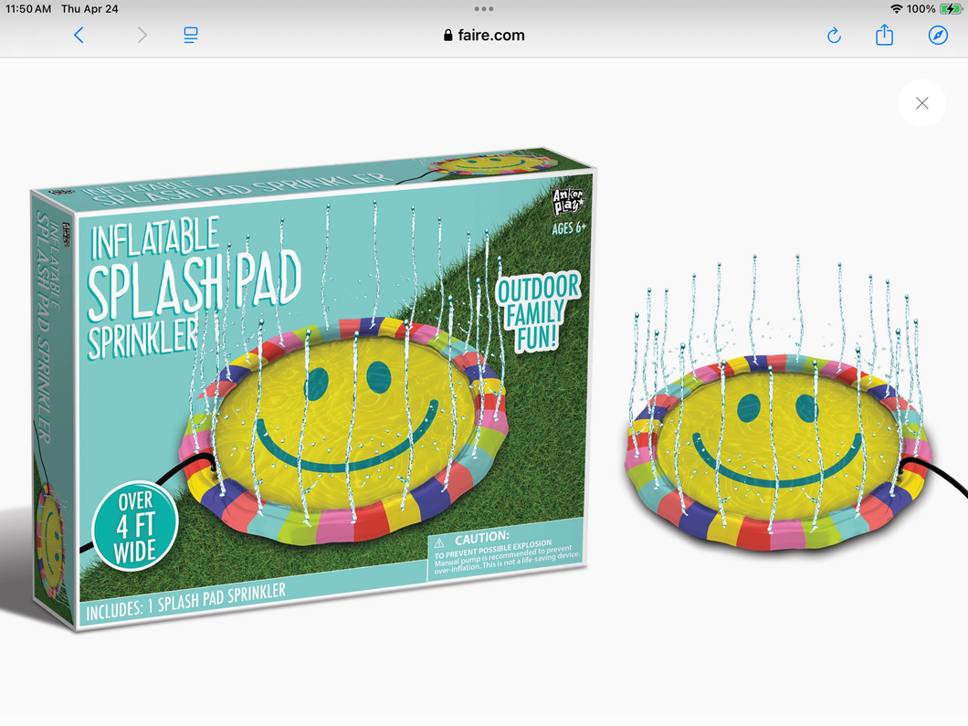 Inflatable Splash Pad Spinkler