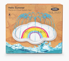Load image into Gallery viewer, Hello Summer Rainbow Cloud Splash Pad
