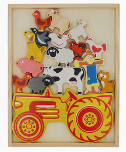 Tractor Stack Balance Game