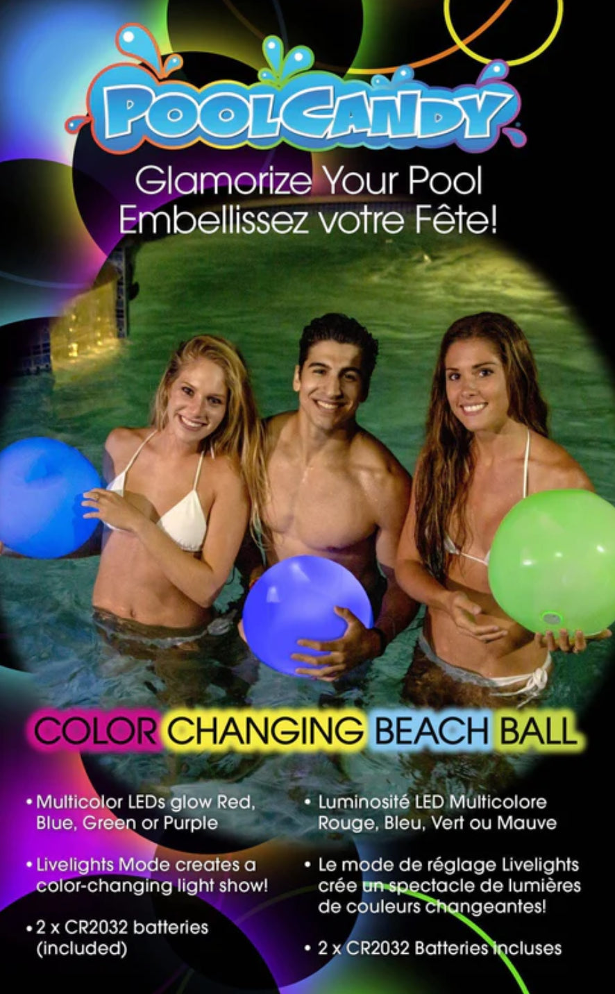 Pool Candy Giant LED Color Changing Beach Ball