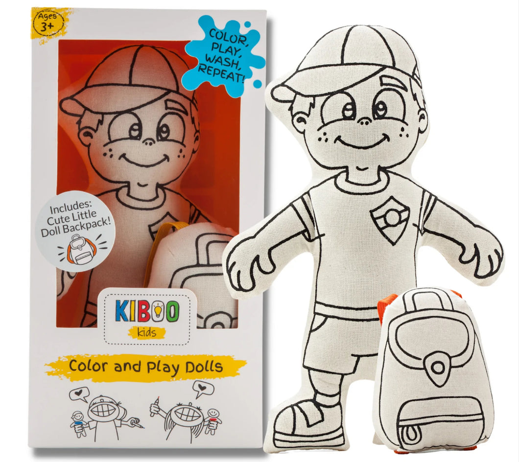 Kiboo Kids - color and play boy doll