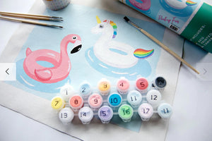 Pink Picasso Kids- Paint by Numbers Kits
