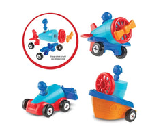 Load image into Gallery viewer, 1-2-3 Build It! Car Plane Boat