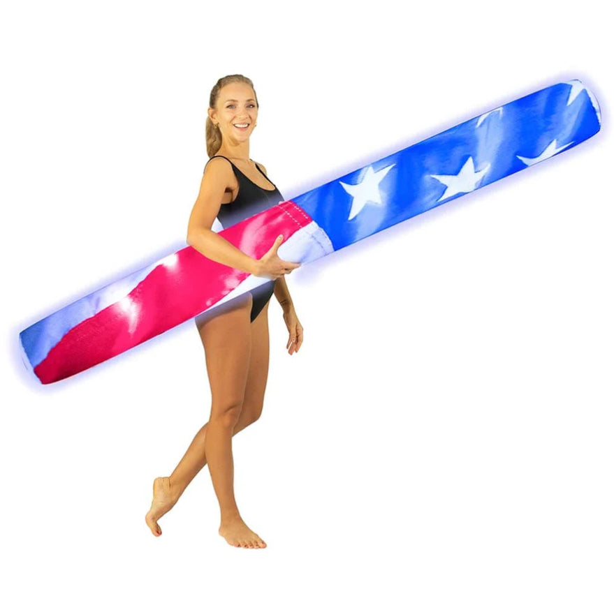 Pool Candy Illuminated Super Noodle - Stars and Stripes