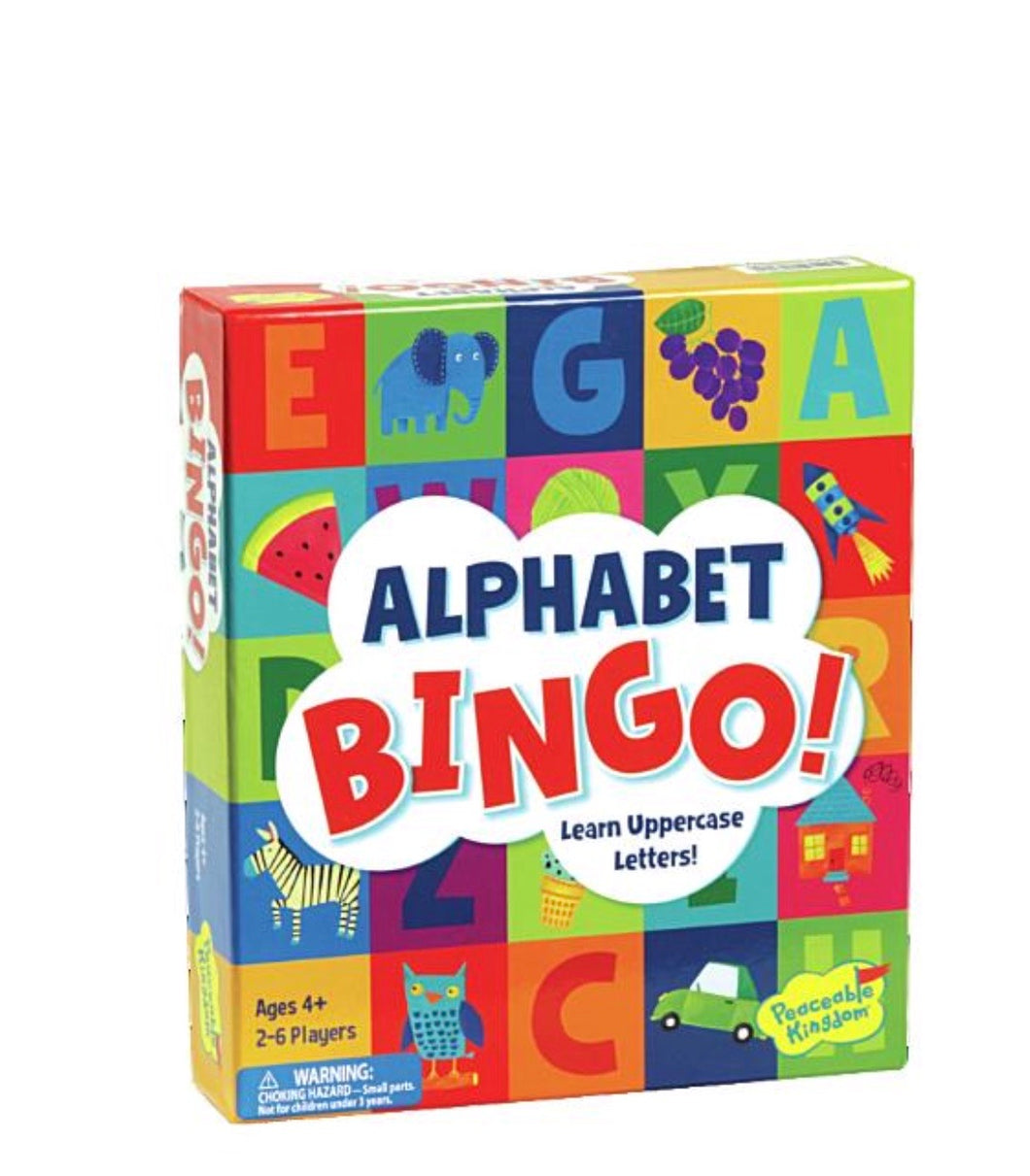 Alphabet Bingo - Uppercase Letters